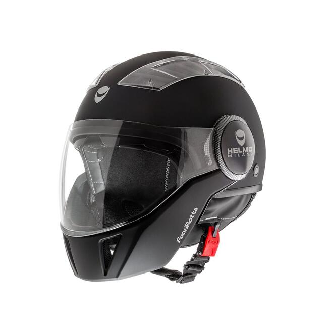 Casco Full-jet Fuorirotta Nero Opaco Helmo