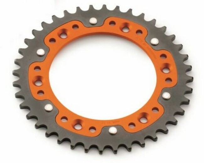 Ktm 5841005104504 Corona Acciaio Alluminio Arancio 45 Denti Duke Smc Smr Enduro