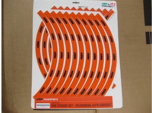 Ktm 78009099000  Stickers Set Adesivi Cerchi Sx Exc 18 - 21 19 - 21