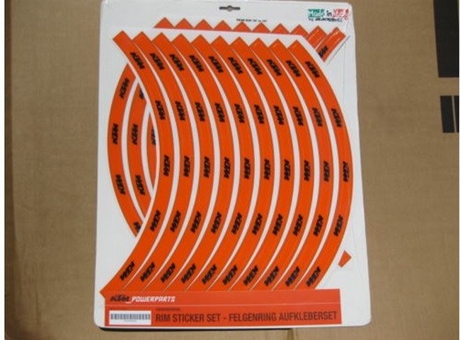 Ktm 78009099000 Stickers Set Adesivi Cerchi Sx Exc 18 - 21 19 - 21 -  Fuorigiriweb