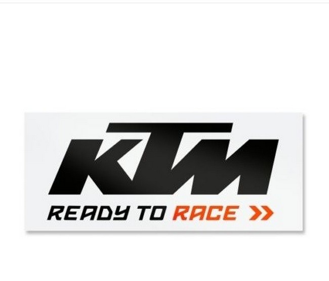 Ktm Adesivi Stickers Logo Black White