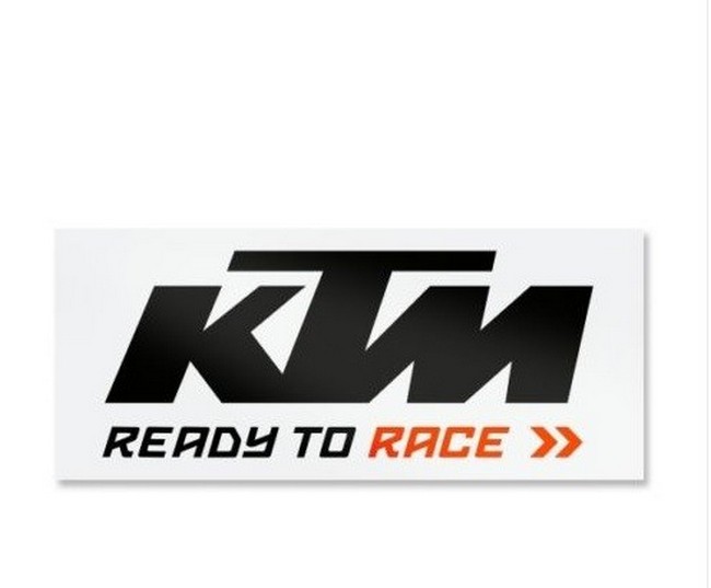Ktm Adesivi Stickers Van Black White