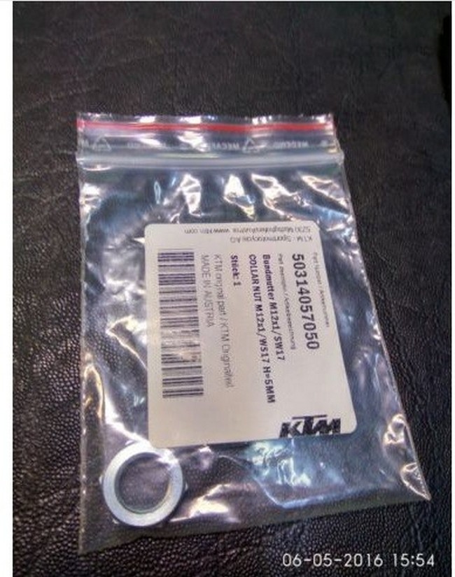 Ktm Collare Dado Attacco Sella Exc Sx 2003 - 20016