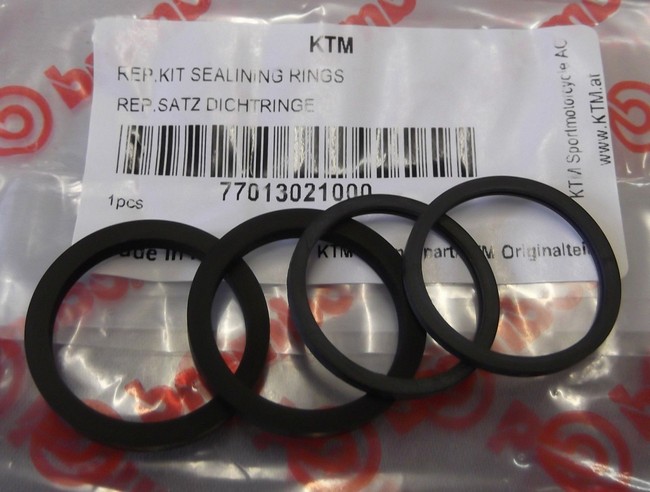 Ktm Kit Anelli Tenuta Pinza Freno Ant. 24 Mm Exc 77013021000