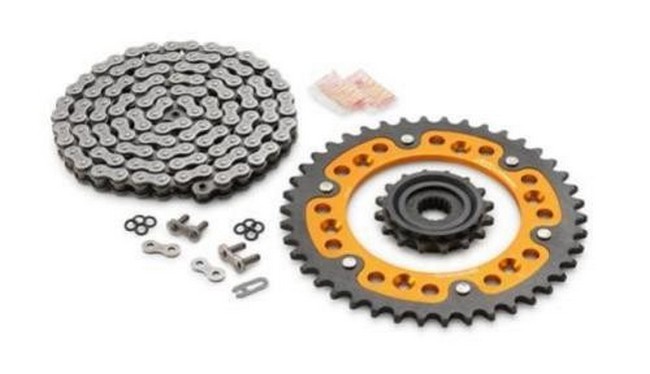 Ktm Kit Catena Corona Ergal Pignone Originale 16/40 690 Smc-r 00050002026