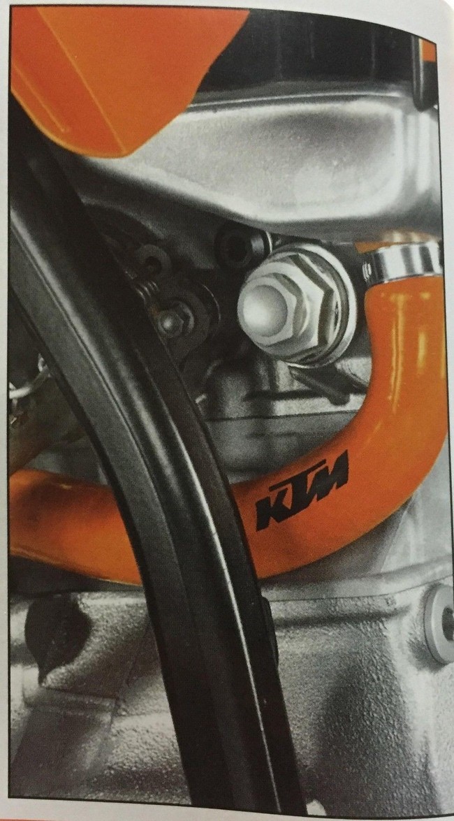 Ktm Manicotti Radiatore Arancio 125 150 Sx 2016 Al 2018