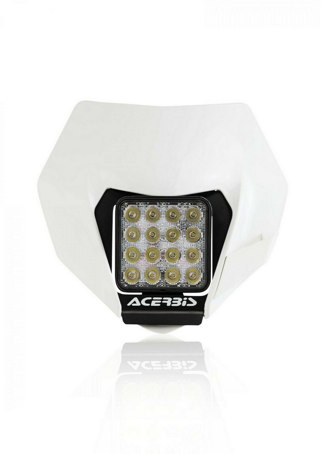 Ktm Maschera Mask Gruppo Ottico Faro A Led Exc Enduro Acerbis