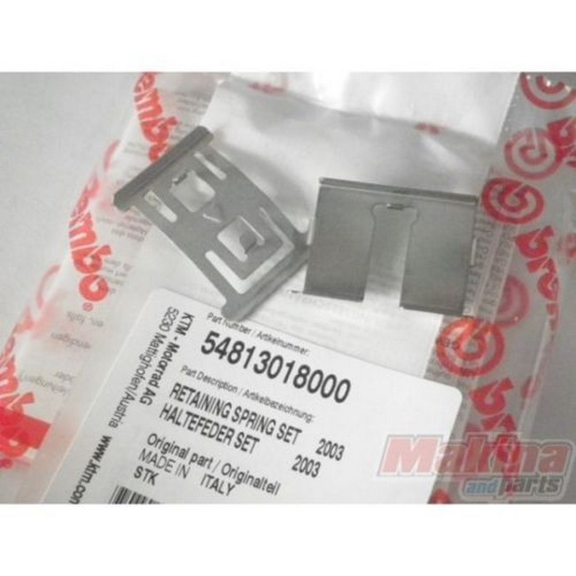 Ktm Molla Di Ritegno Pastiglie Pinza Freno Post. Retaining Plate 54813018000