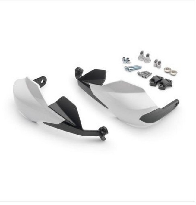 Ktm Paramani Handguards Bianco Chiuso Basso  Adventure 950 990