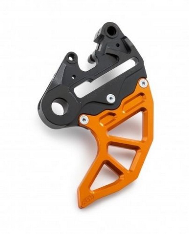 Ktm Staffa + Protezione Disco Freno Posteriore Ergal Sx 2013 - 2018 78113975244