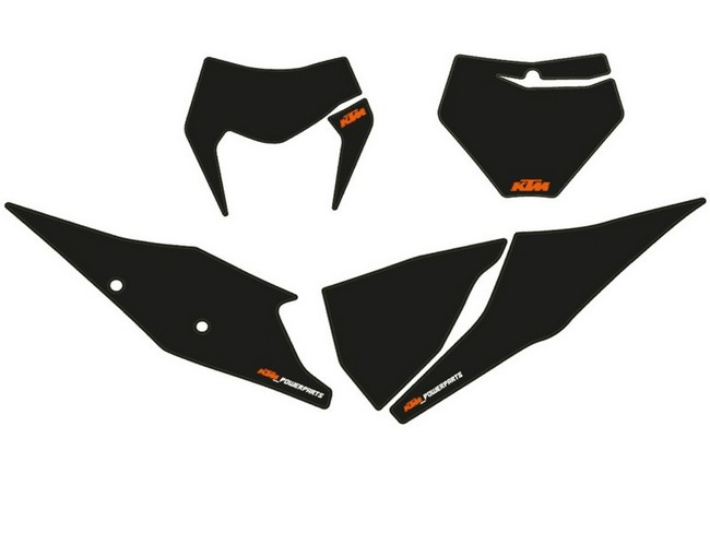 Ktm Stickers Adesivi Tabelle Portanumero Neri Exc Sx 2019 Al 2021 79708988100c1