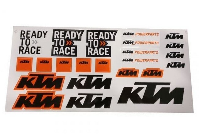 Ktm Stickers Grafiche Adesivi Marchio Ktm 1 Foglio 79608978100