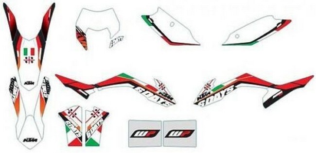 Ktm Stickers Kit Grafiche Six Days Italy Exc 2014 2015 78708990300