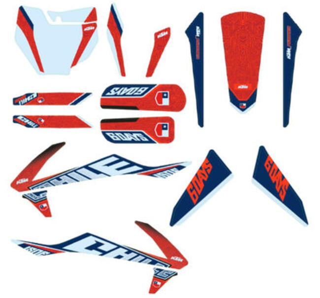 Kit Delle Grafiche Six Days Chile 79408990600