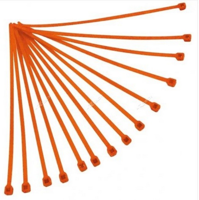 Racetech Fascette Nylon Arancio 3,6x200mm (100pz)