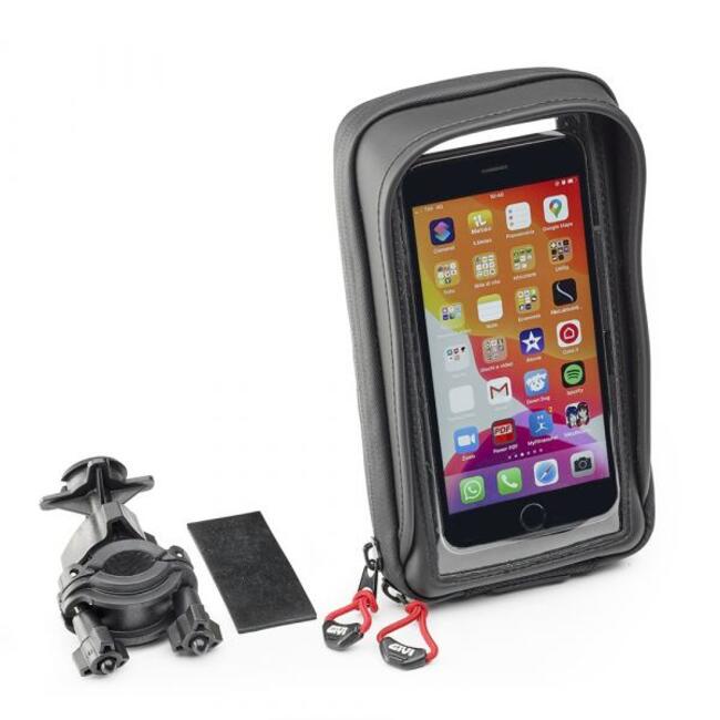 S958b Porta Smartphone Universale Con Attacco. Compatibile Con Scooter, Moto E Biciclette