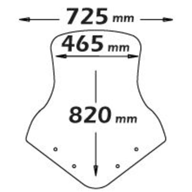Parabrezza Per Honda Forza 300 Isotta Sc2640