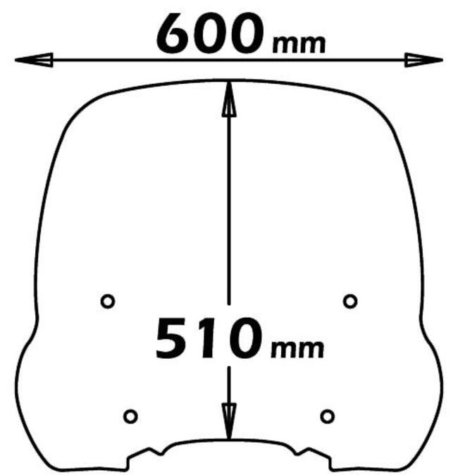 Parabrezza Per Honda Sh 300 Fume' Chiaro Isotta Sc2687-fc