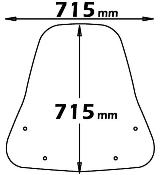 Parabrezza Per Kymco Agility 50-125-150-200 Isotta Sc2720