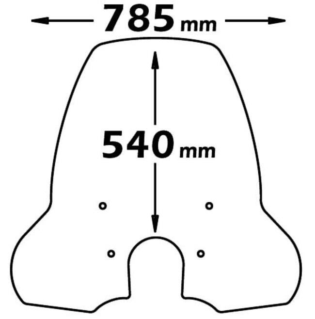 Parabrezza Per Piaggio Vespa Vespa Lxv 125  Isotta Sc4139