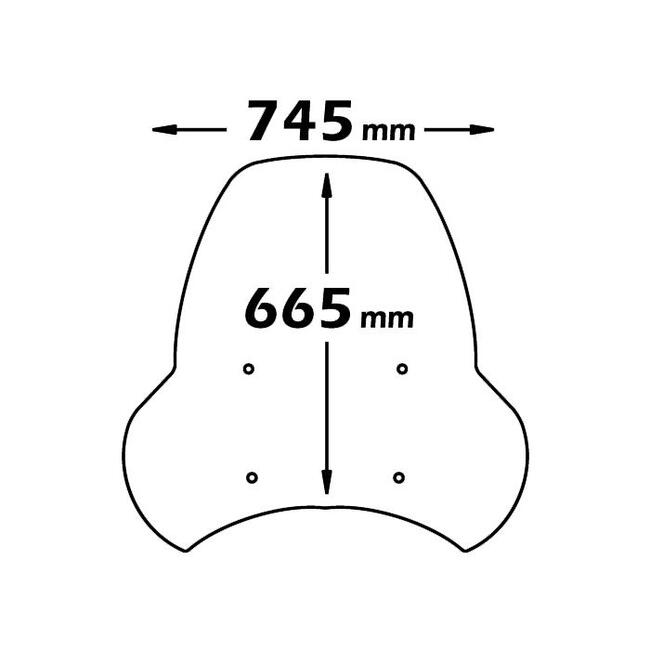 Parabrezza Per Piaggio Vespa Gtv 250 Isotta Sc4140