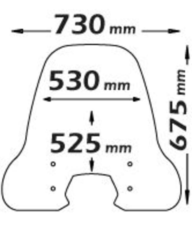 Parabrezza  Per  Piaggio Vespa Sprint Isotta Sc4161