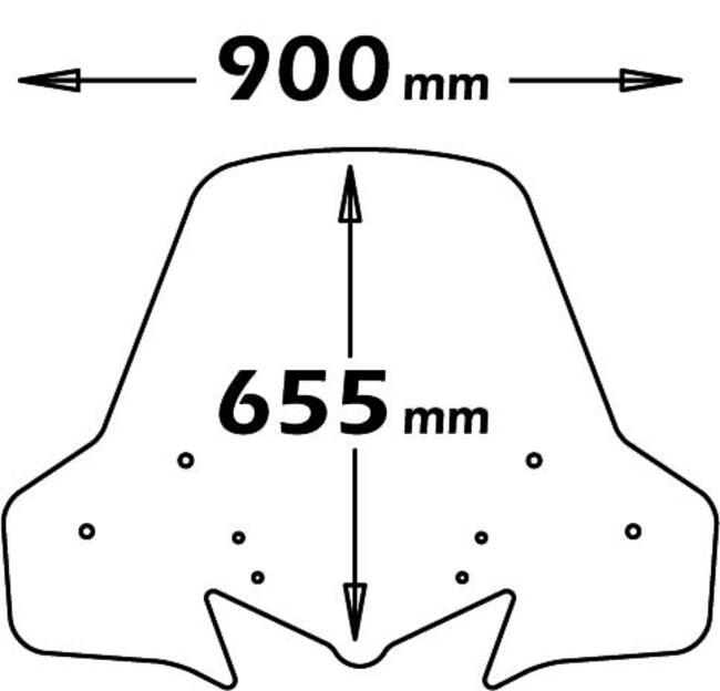 Parabrezza Per Piaggio Mp3 Yourban Isotta Sc4175