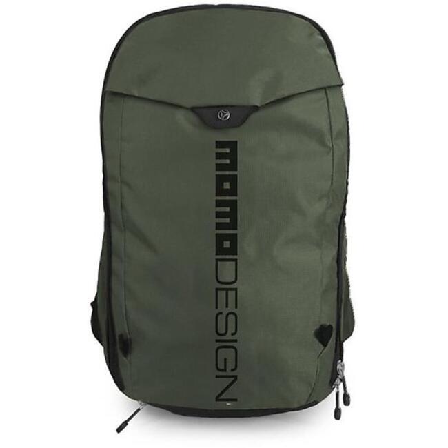 Zaino Backpack Verde Militare Nero Momo Design