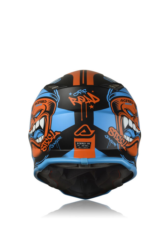 Caschi Cross Blu/rosso Acerbis Bambino