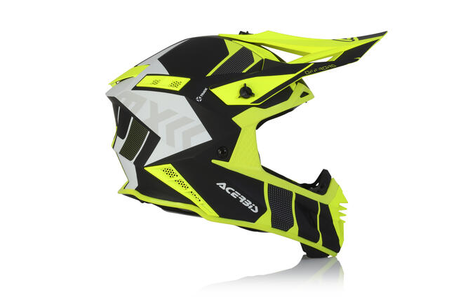 Caschi Cross Nero/giallo Acerbis