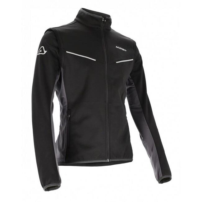 Acerbis Completi Antipioggia Divisibili Nero/grigio Unisex