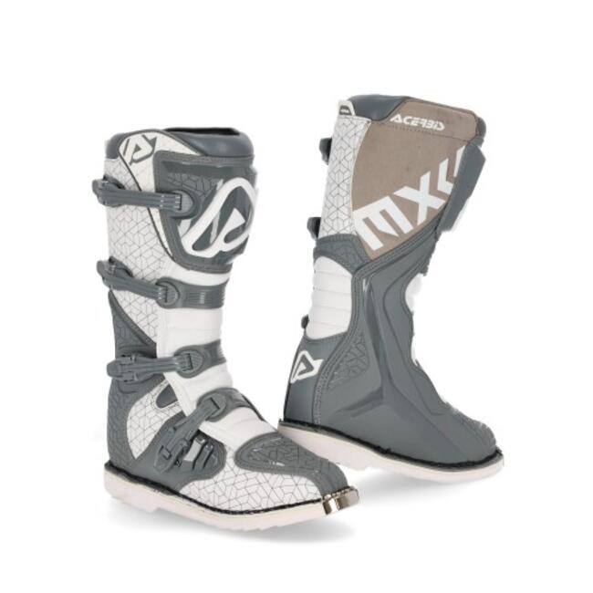 Acerbis Scarpe Da Moto Grigio/bianco Uomo