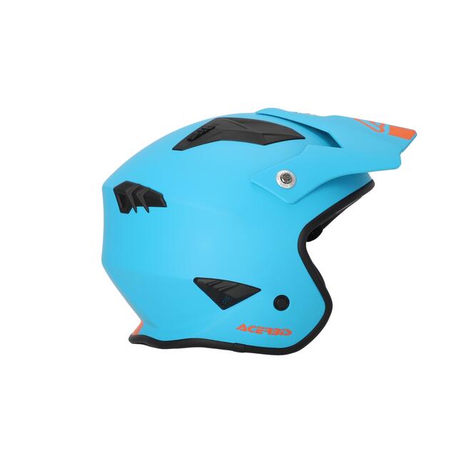 Caschi Jet Azzurro Acerbis