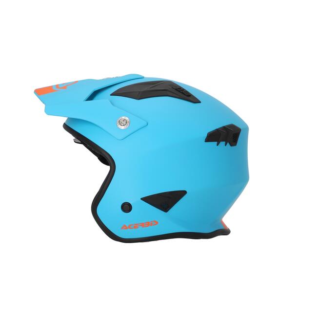 Caschi Jet Azzurro Acerbis