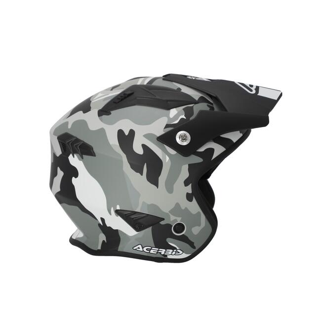 Acerbis Caschi Jet Marrone/camouflage