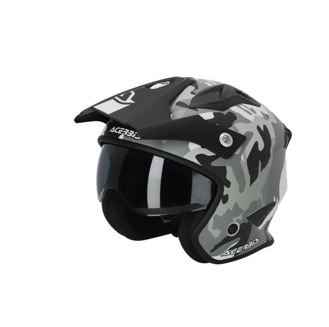 Acerbis Caschi Jet Marrone/camouflage