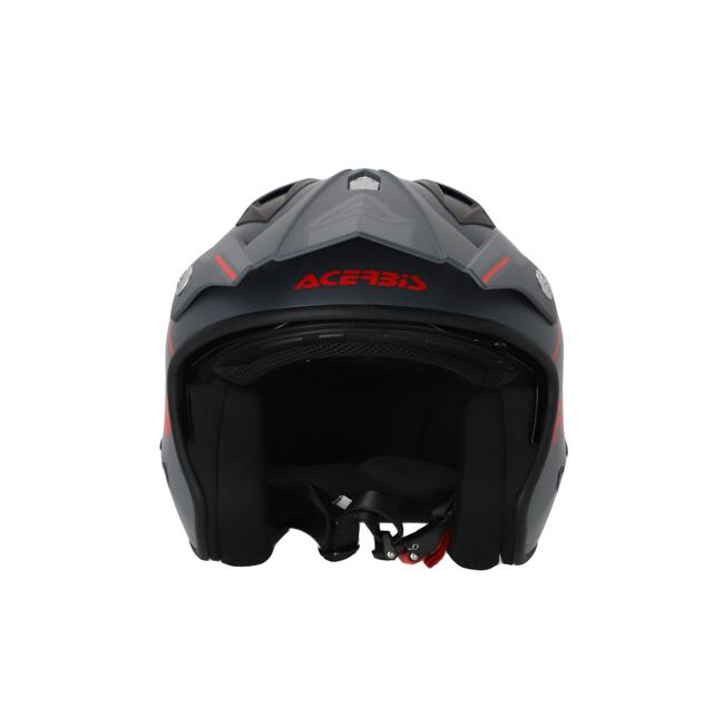 Acerbis Caschi Jet Grigio/rosso