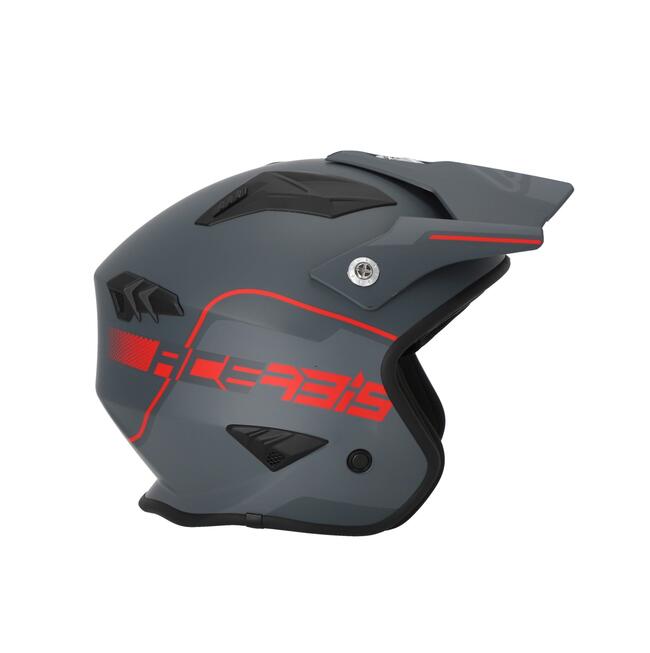 Acerbis Caschi Jet Grigio/rosso