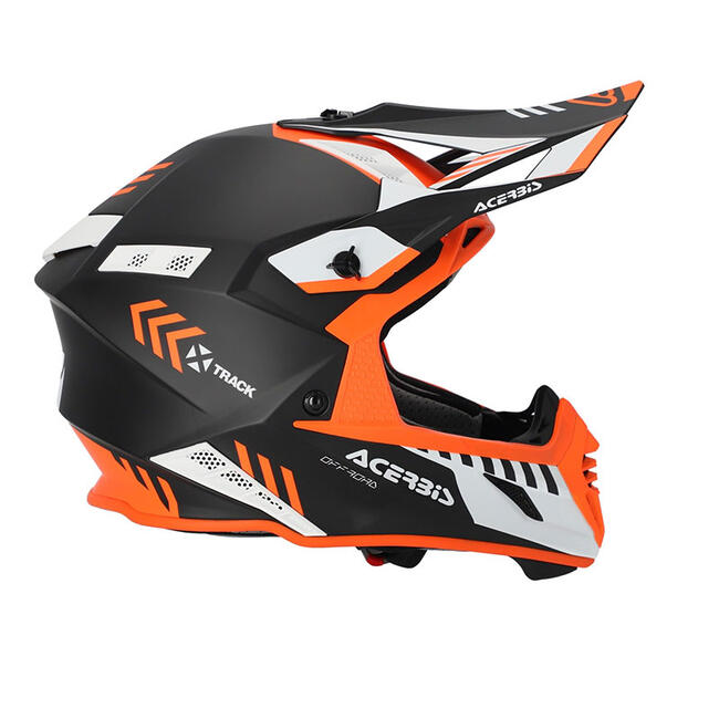 Acerbis Caschi Cross Nero/arancio