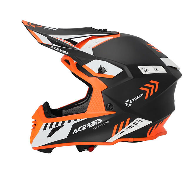 Acerbis Caschi Cross Nero/arancio