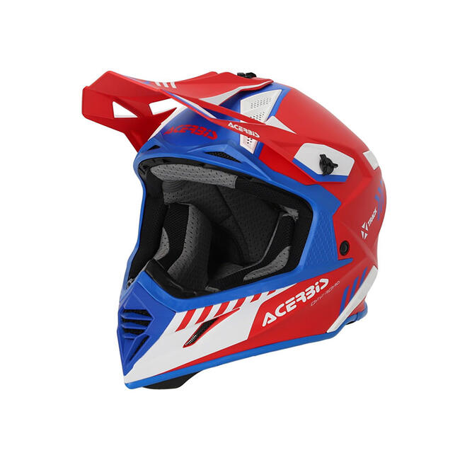 Acerbis Caschi Cross Bianco/rosso/blu