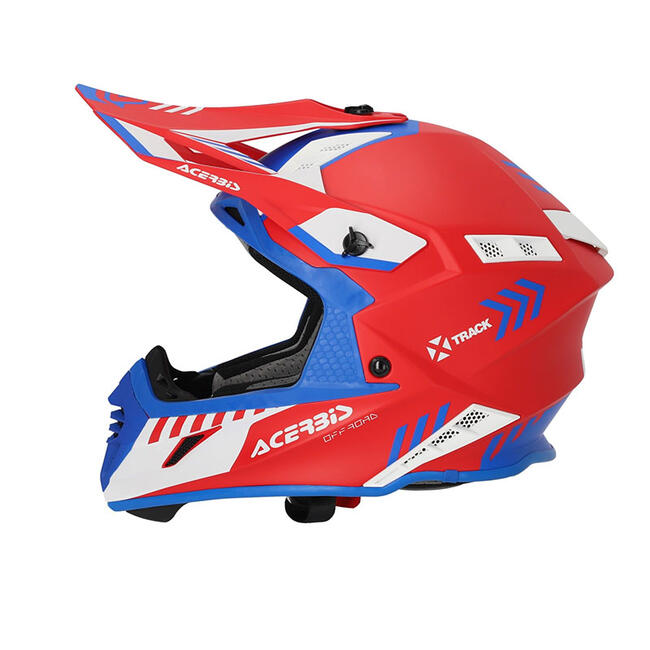 Acerbis Caschi Cross Bianco/rosso/blu