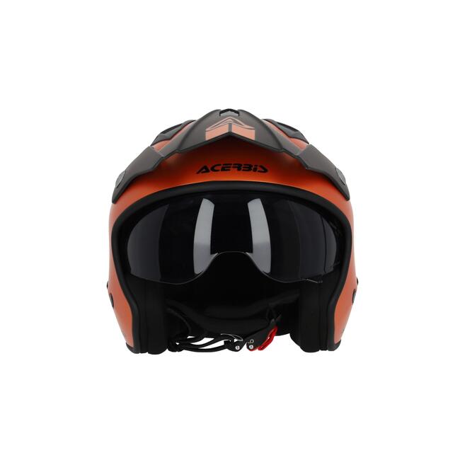 Caschi Jet Arancio Acerbis