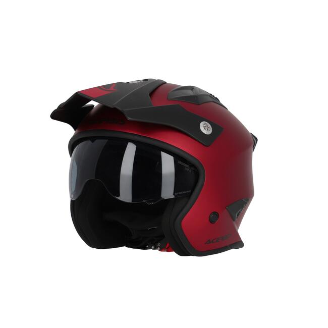 Acerbis Caschi Jet Rosso