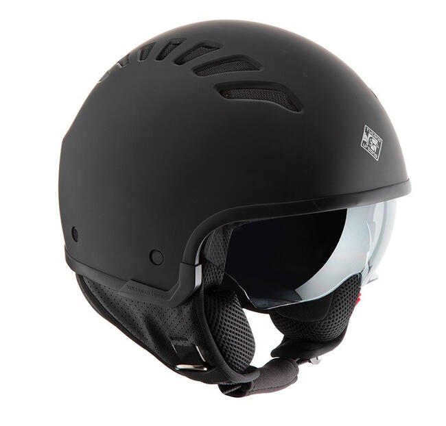 Casco Jet El'fresh Grigio Carbone Opaco Tucano Urbano
