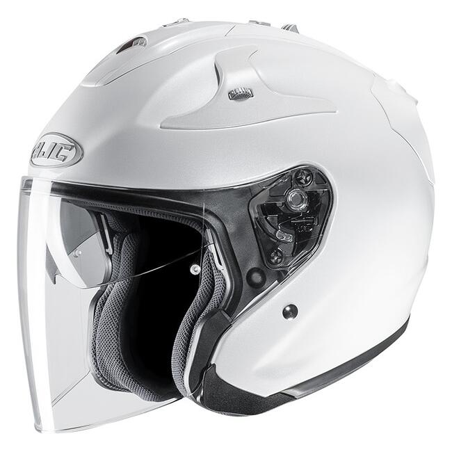 Casco Jet Fg Jet Pearl White Ryan Hjc