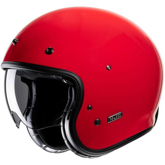 Hjc Caschi Jet Rosso Unisex