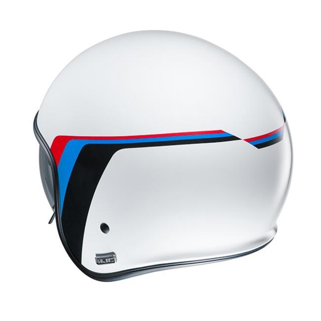 Hjc Caschi Jet Bianco/rosso/blu Unisex