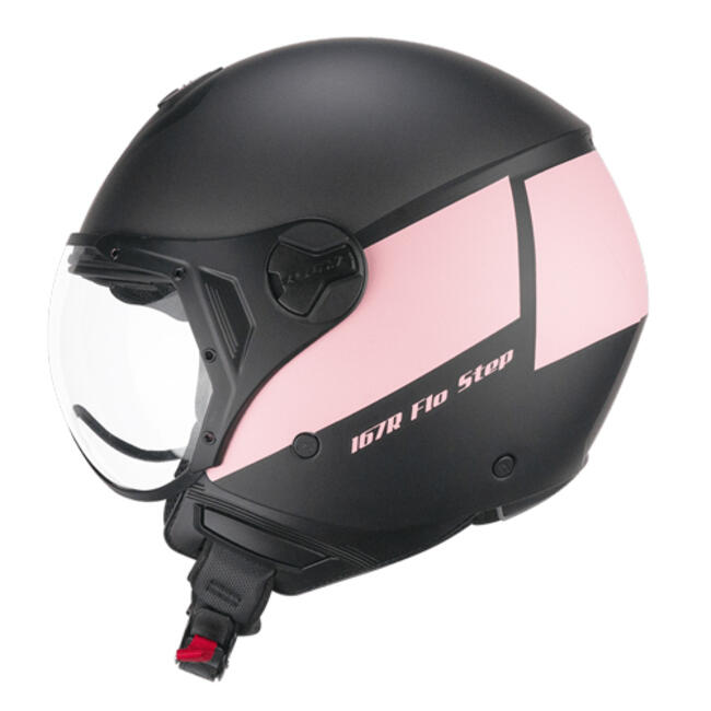 Cgm Caschi Jet Antracite/rosa