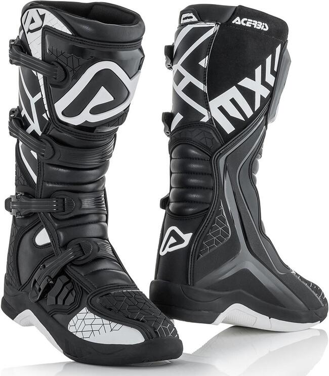 Acerbis Scarpe Da Moto Nero/bianco Uomo